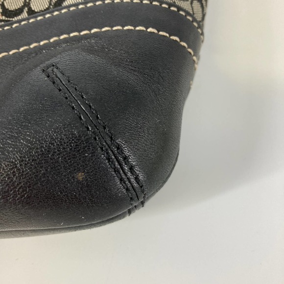 COACH F10944 BLACK, GRAY SIGNATURE PRINT CROSSBODY - Picture 3 of 15